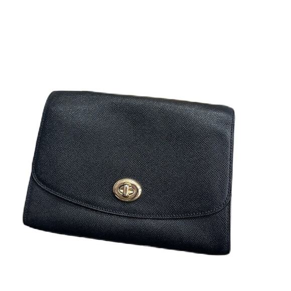 EUC COACH 76618 TILLY LEATHER GOLD CROSSBODY BAG - Picture 5 of 13